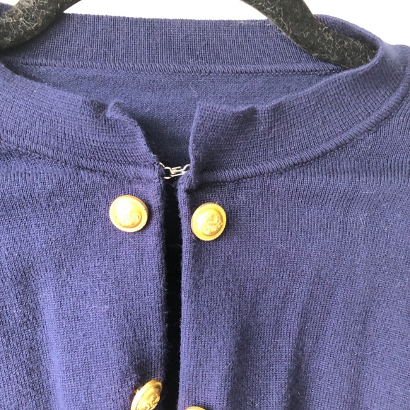 Preowned military style jacket cardigan - Picture 3 of 5